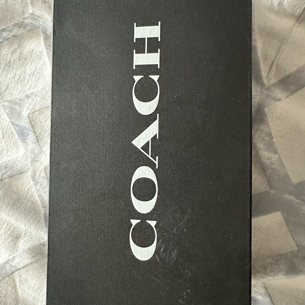 Coach Women's Black Leather Loafers - Picture 8 of 8